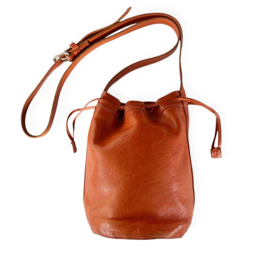 Shinola Brown Leather Crossbody Bag
